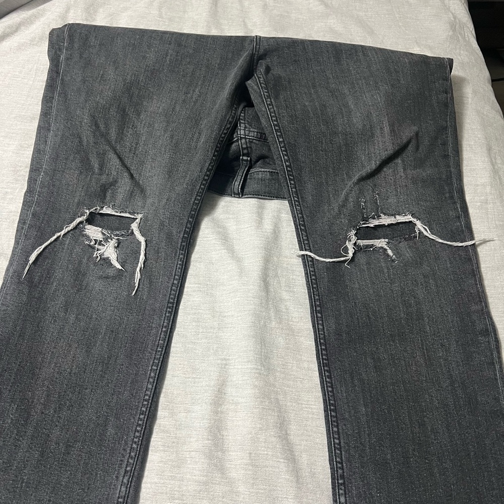 Levi's Slim Men's Jeans in Black Denim - Picture 3 of 3